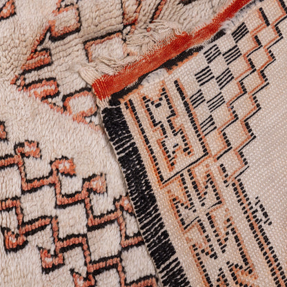 Large Vintage Moroccan Berber Rug | Handwoven Wool Azilal Carpet ; 12,47 ft / 6,40 ft