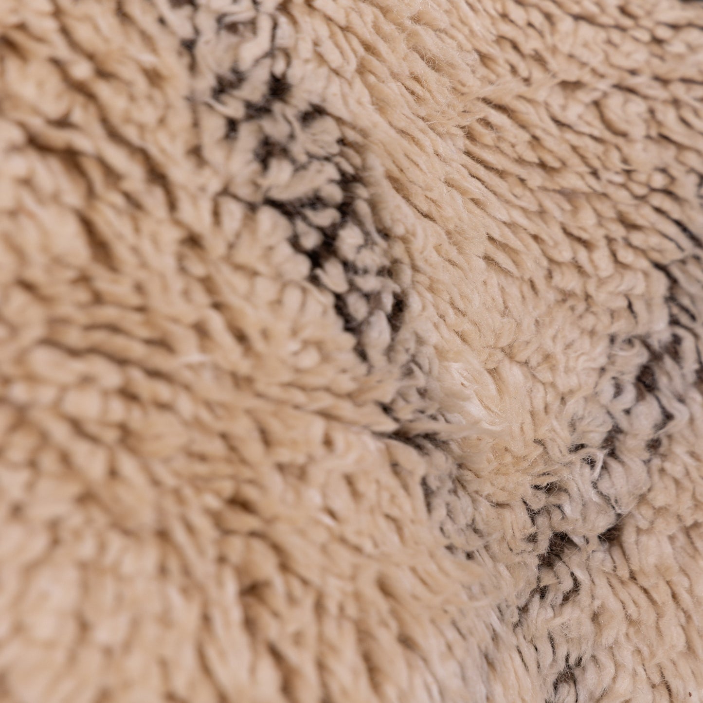 Large Vintage Moroccan Beni Ourain Rug | Authentic Handwoven Wool Carpet ; 12,30 ft  / 6,56 ft