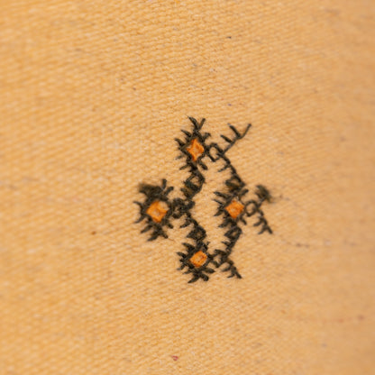 Handwoven Moroccan Akhnif Rug – Golden Berber Wool & Cotton Carpet