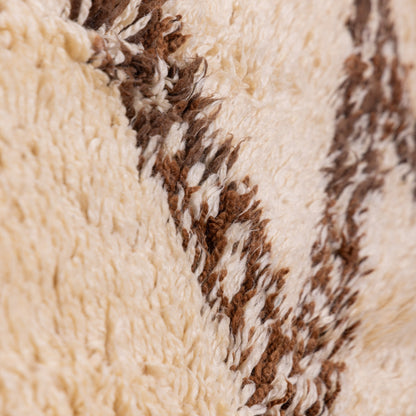 Authentic Vintage Moroccan Azilal Rug | Handwoven Berber Wool Carpet ; 8,37 ft / 6,56 ft