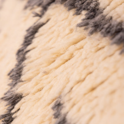 Handwoven Moroccan Runner Rug - Vibrant Geometric Design - Colorful Abstract Pattern in Orange, Blue, and Red