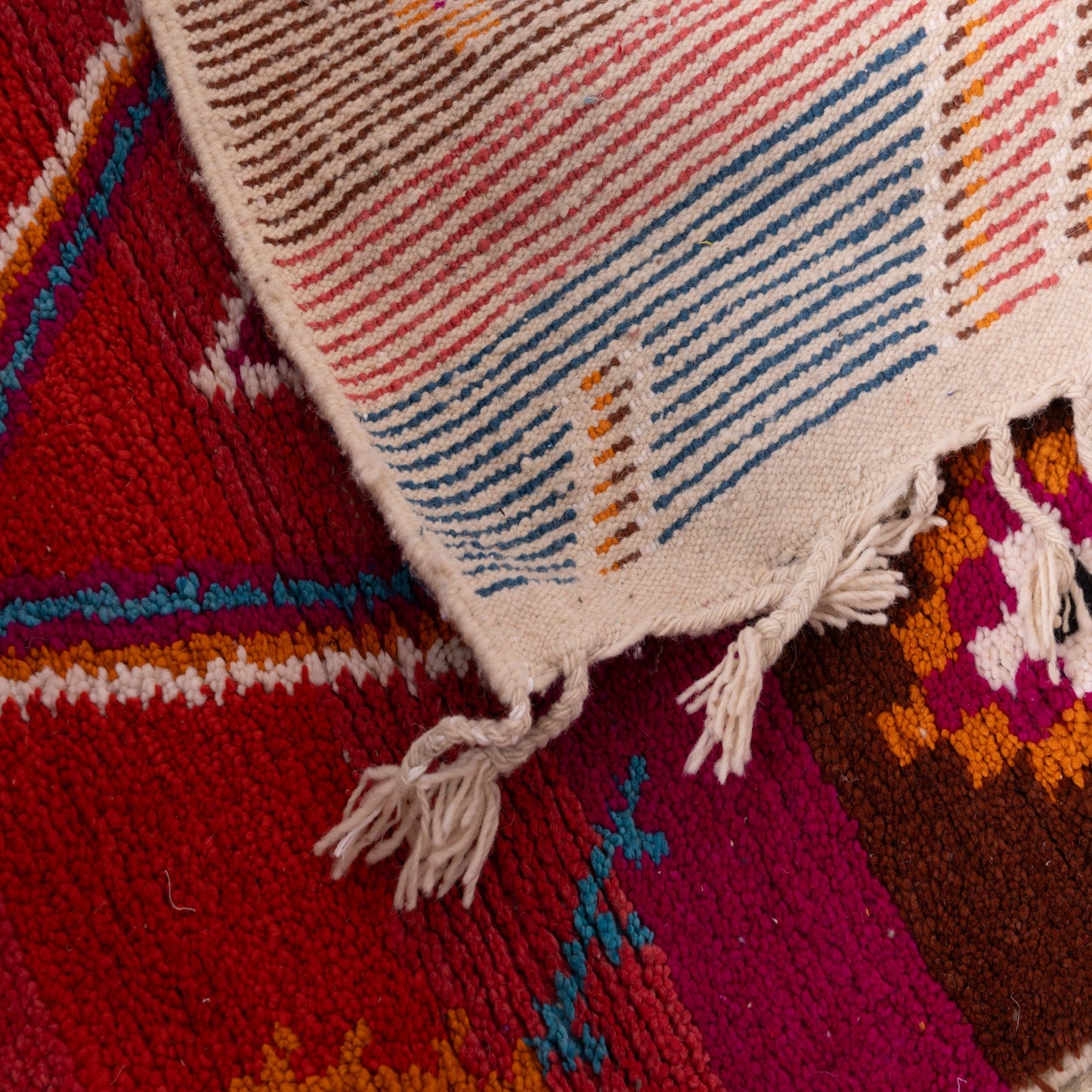 Authentic Handmade Boujad Moroccan Rug – A Timeless Piece of Berber Artistry