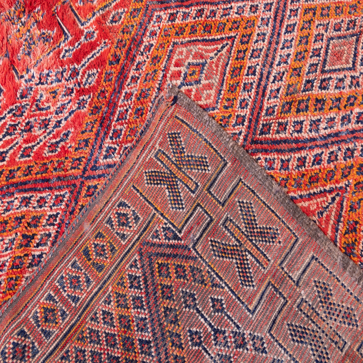 Vintage Beni Mguild Zayane Rug – 100% Wool, Handwoven Berber Rug from Morocco