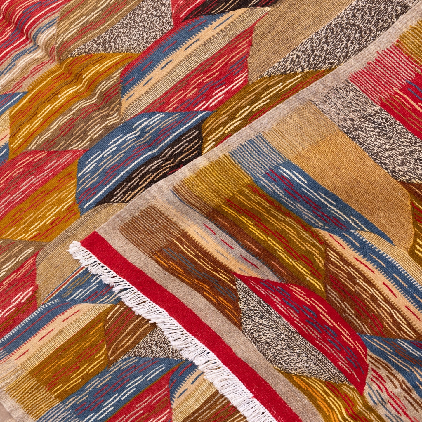 Handmade Moroccan Akhnif Rug – Authentic Berber Wool Carpet ; 5,25 ft / 3,77 ft