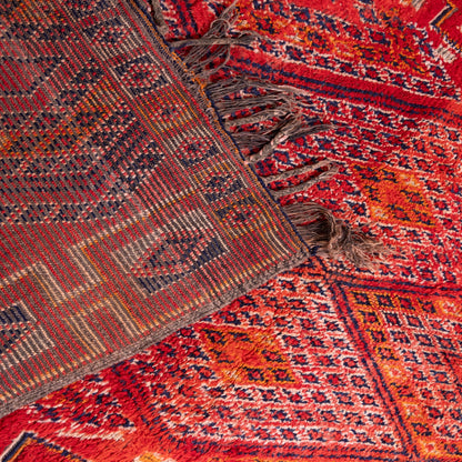 Authentic Vintage Moroccan Beni Mguild Rug – Handwoven Berber Wool Carpet