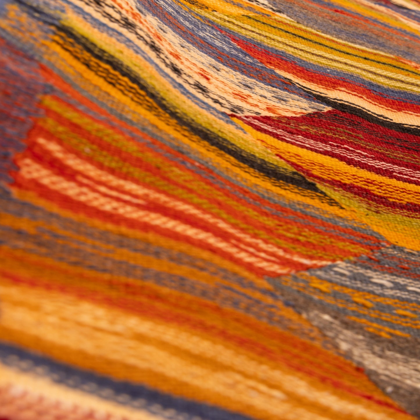 Moroccan Corridor Rug - Handwoven Runner - Vibrant Berber Geometry