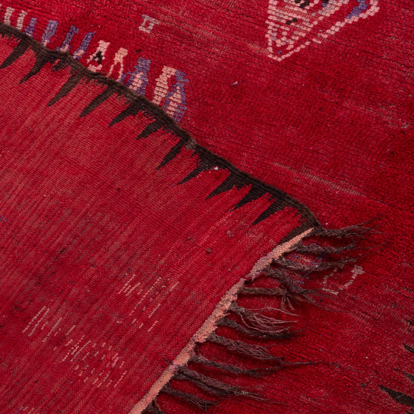 Vintage Moroccan Rehamna Rug – Handwoven Berber Wool Rug ; 9,84 ft / 4,92 ft