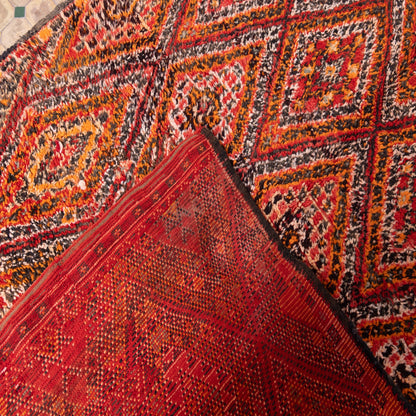 Vintage Beni Mguild Zayane Rug – 100% Wool, Handwoven Berber Rug from Morocco