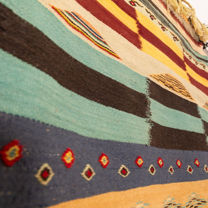 Moroccan Corridor Rug - Handwoven Runner - Modern Berber Style
