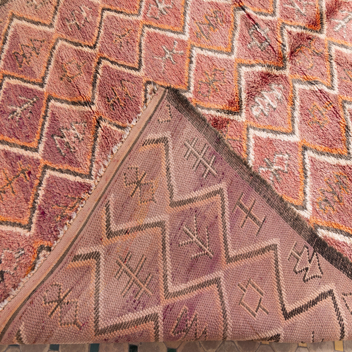 Vintage Beni Mguild Zayane Rug – 100% Wool, Handwoven Berber Rug from Morocco