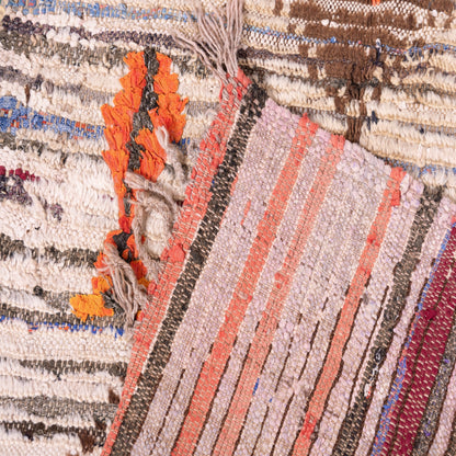 Vintage Moroccan Berber Rug – Handwoven Wool Carpet with Subtle Tribal Patterns