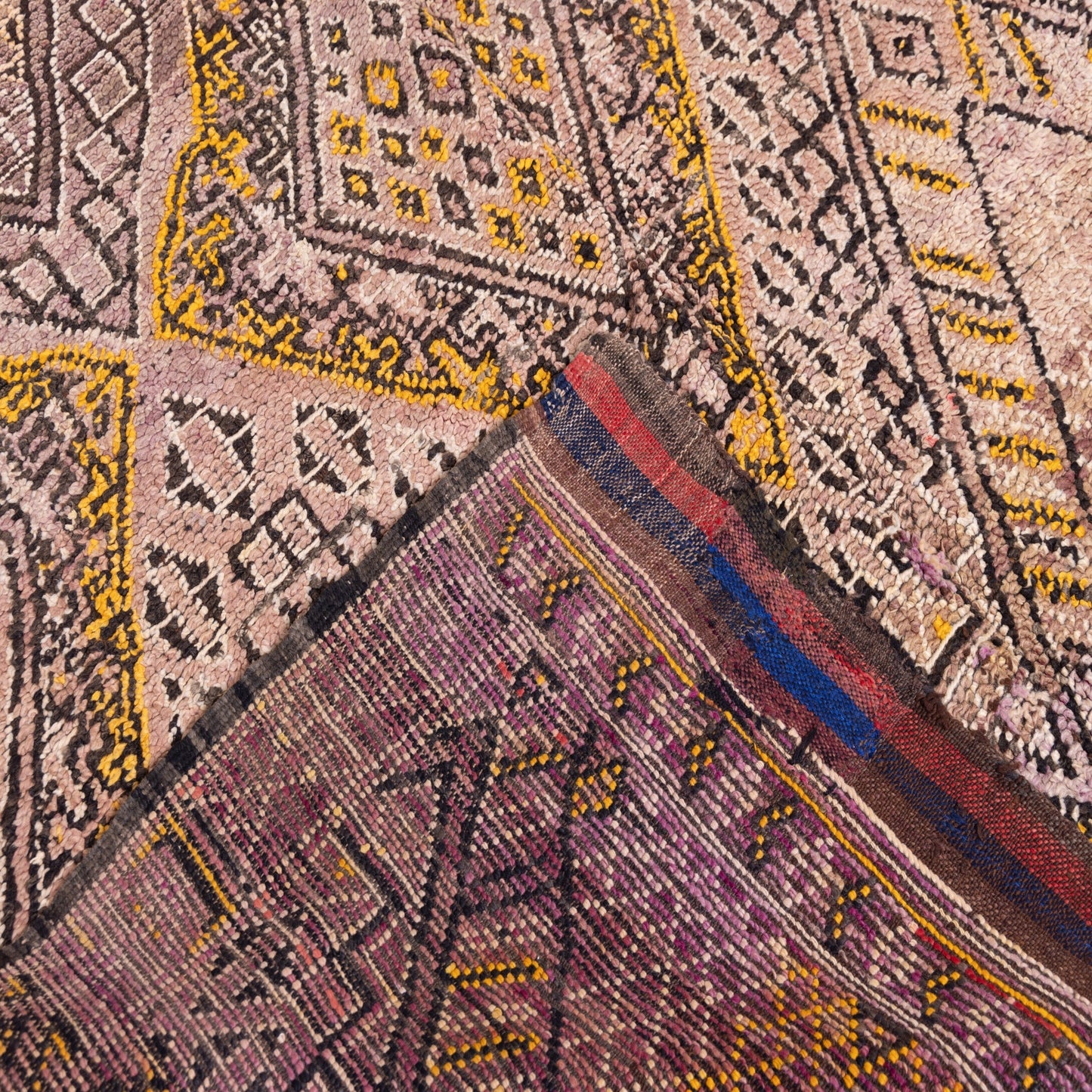 Vintage Beni Mguild Zayane Rug – 100% Wool, Handwoven Berber Rug from Morocco