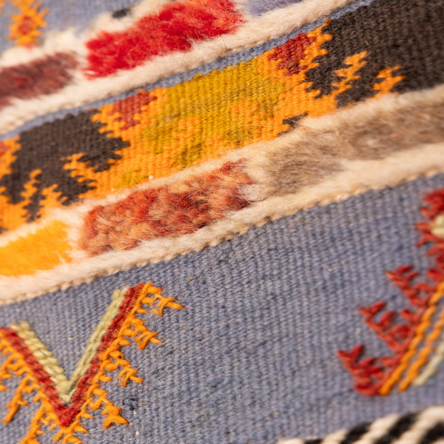 Moroccan Corridor Rug  - Handwoven Runner - Artisan Symbolic Motif