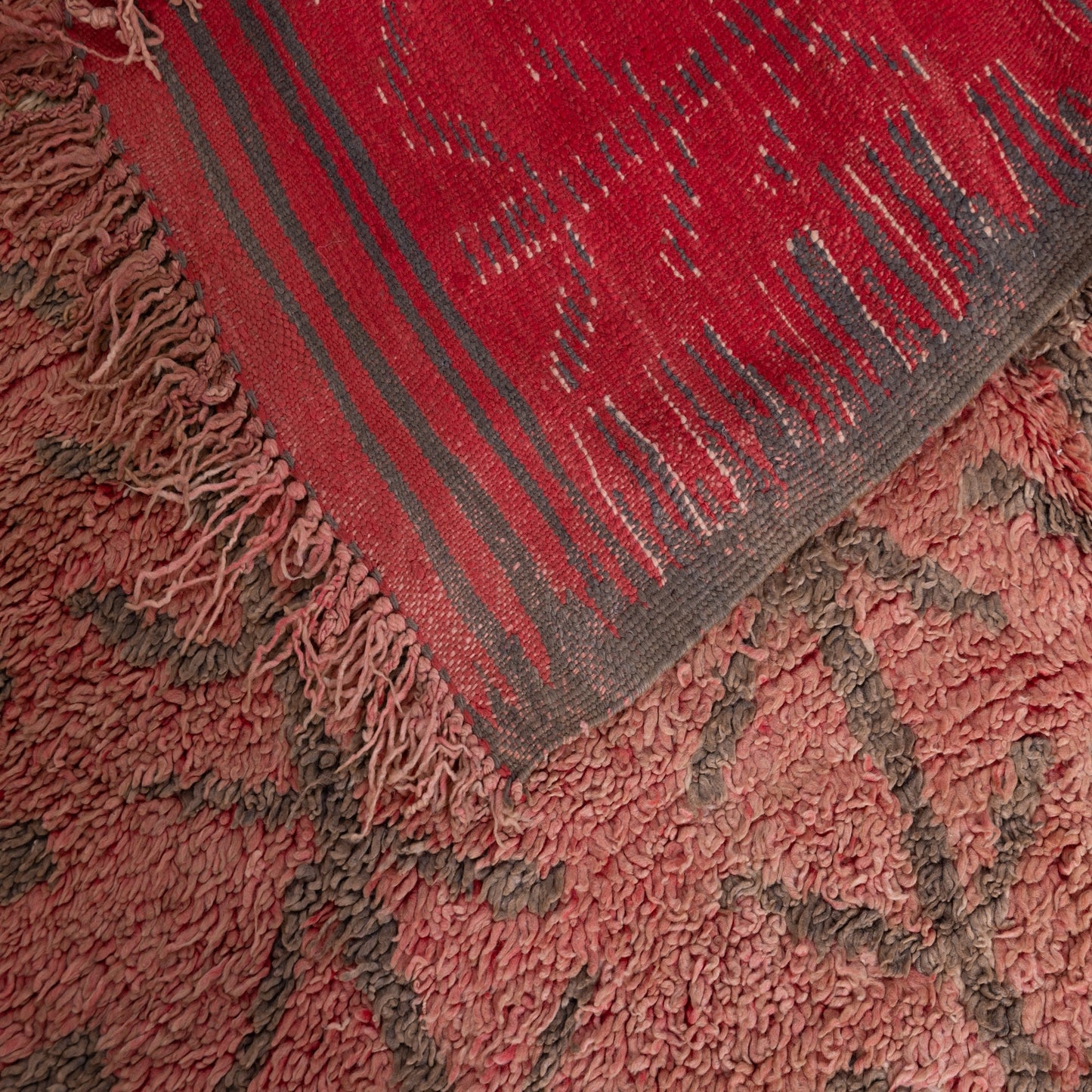 Vintage Moroccan Talsint Rug | Tribal Berber Wool Carpet ;13,78 ft / 5,74 ft 