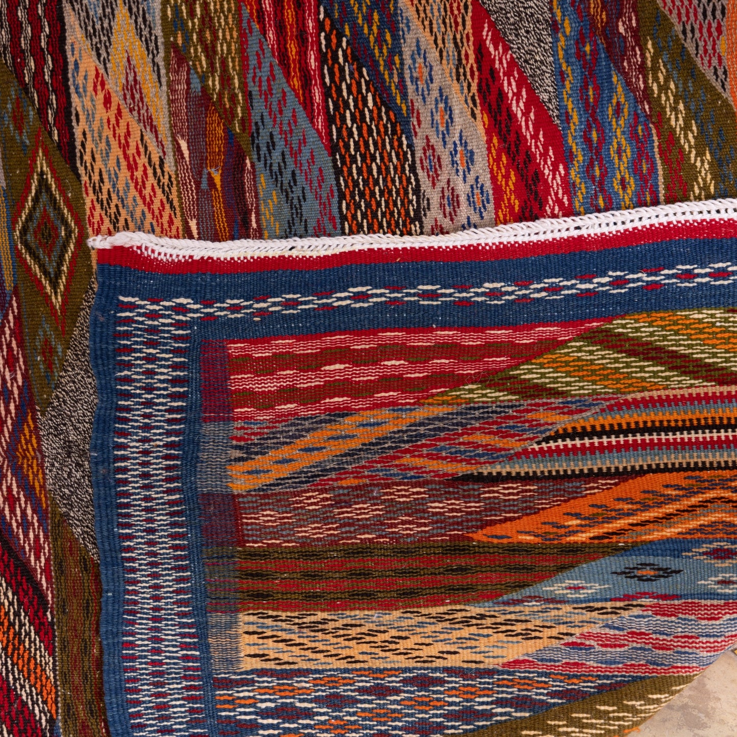 Handmade Moroccan Akhnif Rug – Authentic Berber Wool Carpet ; 5,25 ft / 3,77 ft