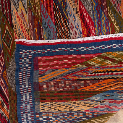 Handmade Moroccan Akhnif Rug – Authentic Berber Wool Carpet ; 5,25 ft / 3,77 ft