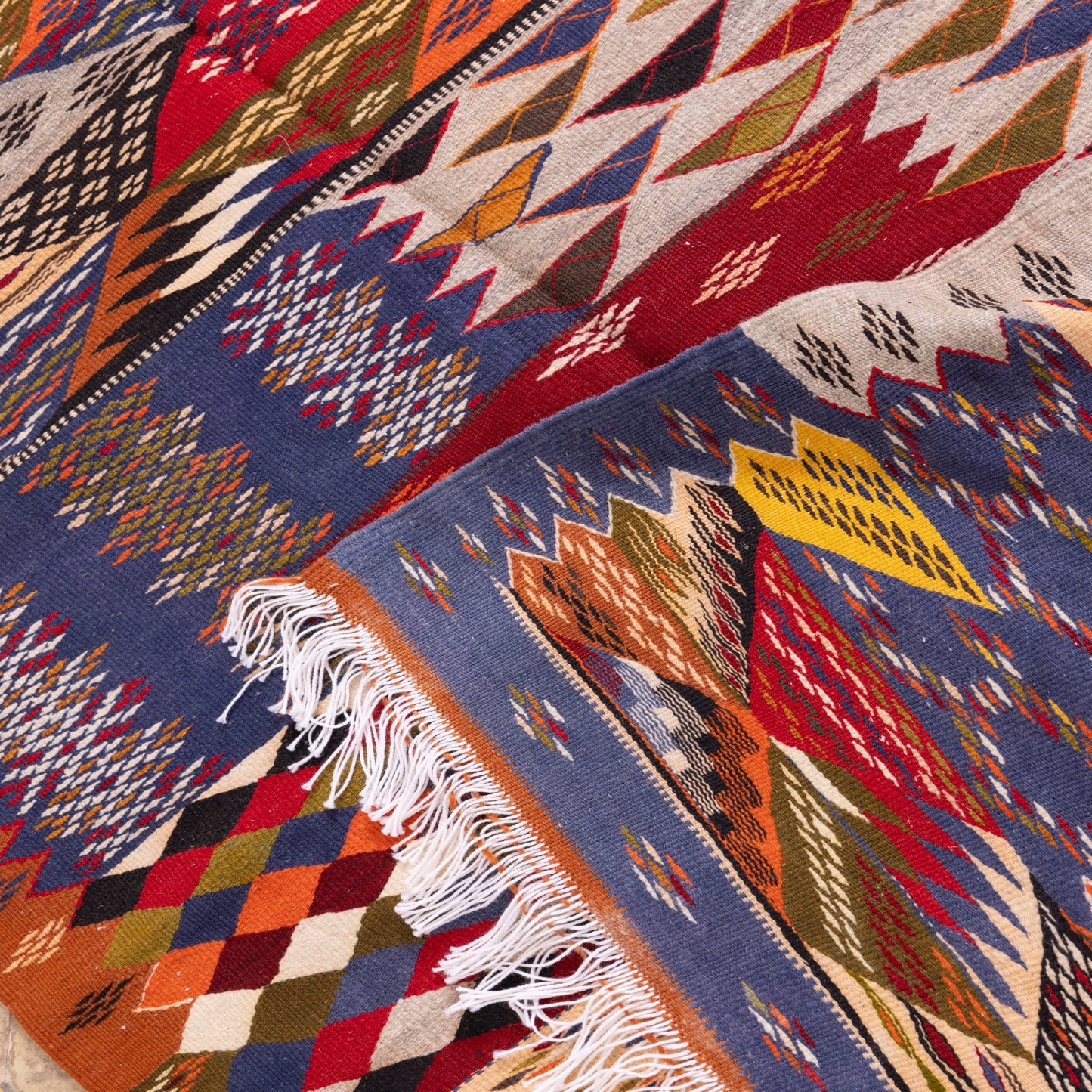 Handmade Moroccan Akhnif Rug – Authentic Berber Wool Carpet ; 5,41 ft / 3,44 ft