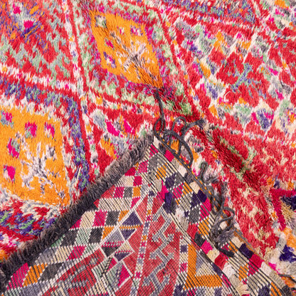 Vintage Beni Mguild Zayane Rug – 100% Wool, Handwoven Berber Rug from Morocco