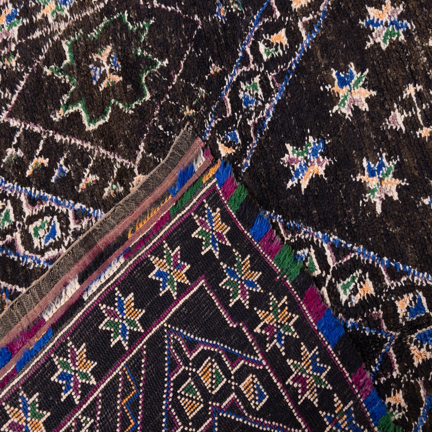 Vintage Beni Mguild Zayane Rug – 100% Wool, Handwoven Berber Rug from Morocco