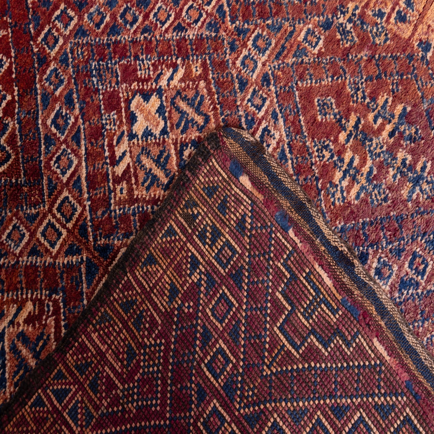 Vintage Beni Mguild Zayane Rug – 100% Wool, Handwoven Berber Rug from Morocco