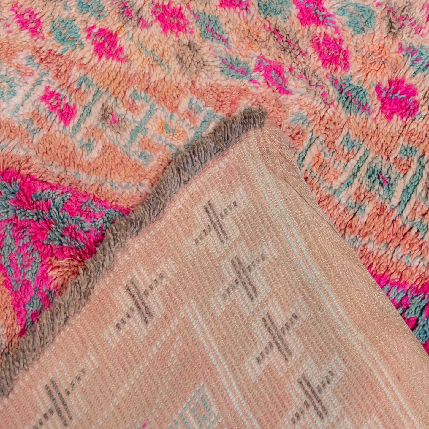 Vintage Beni Mguild Zayane Rug – 100% Wool, Handwoven Berber Rug from Morocco