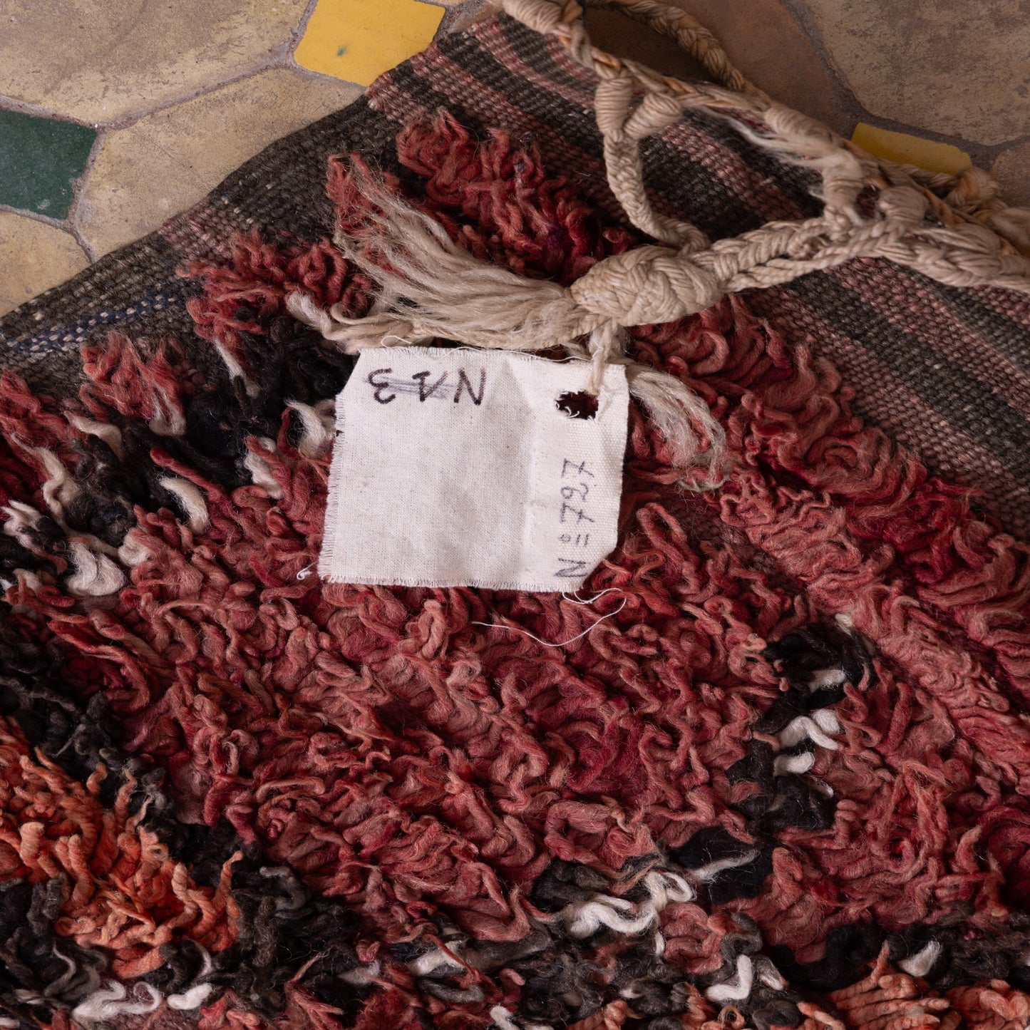 Vintage Moroccan Talsint Rug | Handwoven Berber Wool Carpet ; 12,63 ft / 6,40 ft 