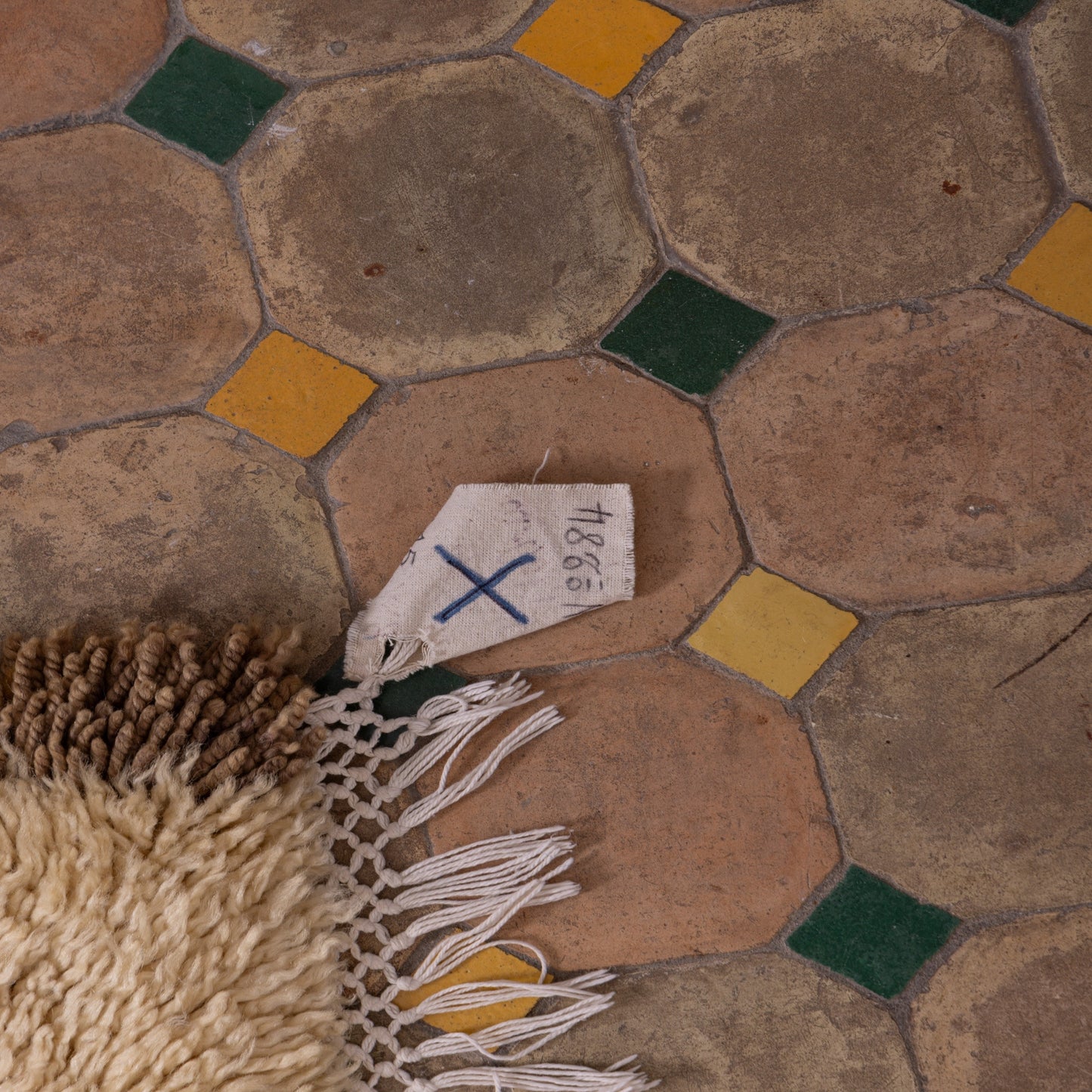 Handmade Moroccan Beni Ourain Rug – Authentic Berber Wool Carpet – Geometric Diamond Pattern – Cozy & Timeless Home Decor ; 9,02 ft / 6,23 ft