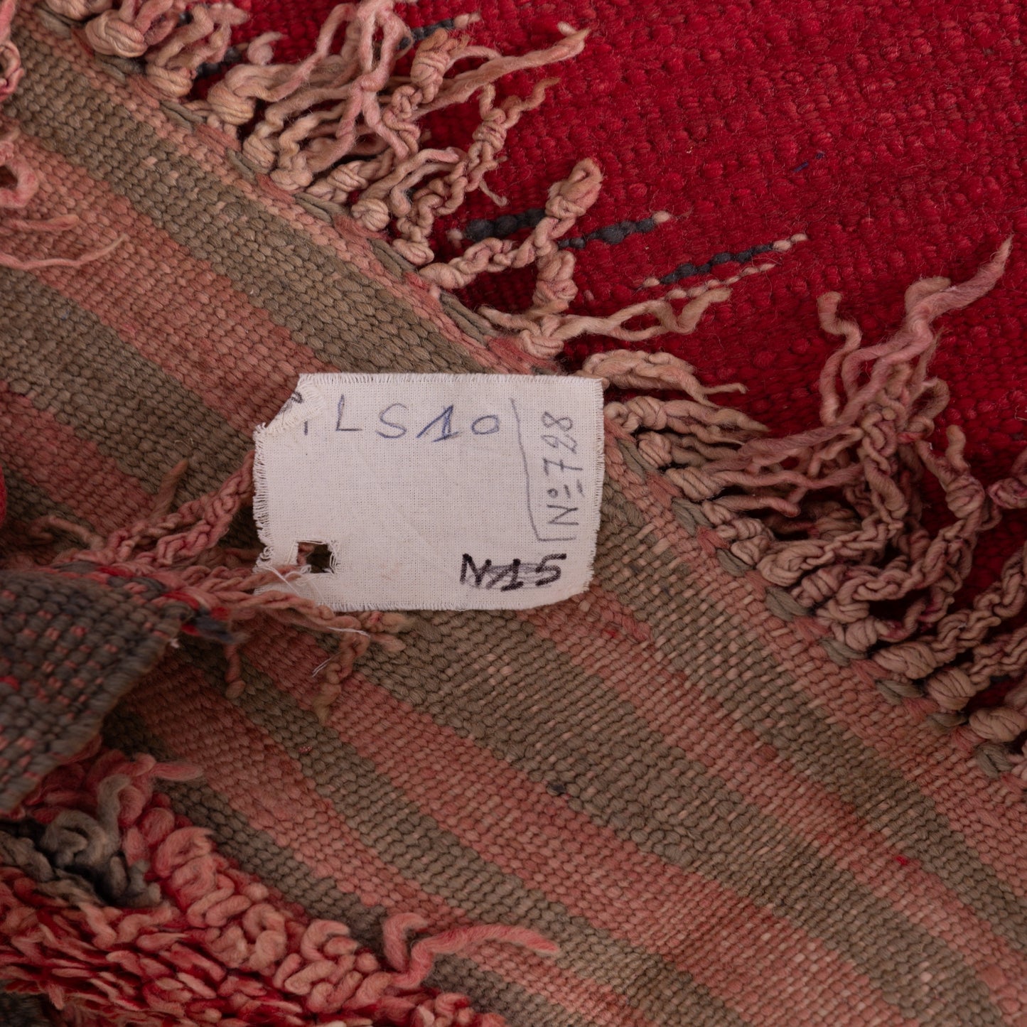 Vintage Moroccan Talsint Rug | Tribal Berber Wool Carpet ;13,78 ft / 5,74 ft 