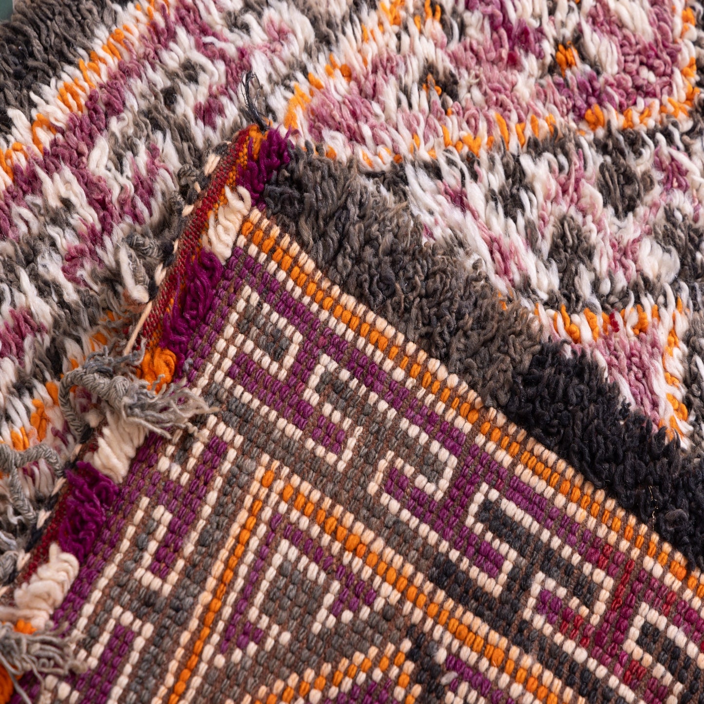 Vintage Beni Mguild Zayane Rug – 100% Wool, Handwoven Berber Rug from Morocco