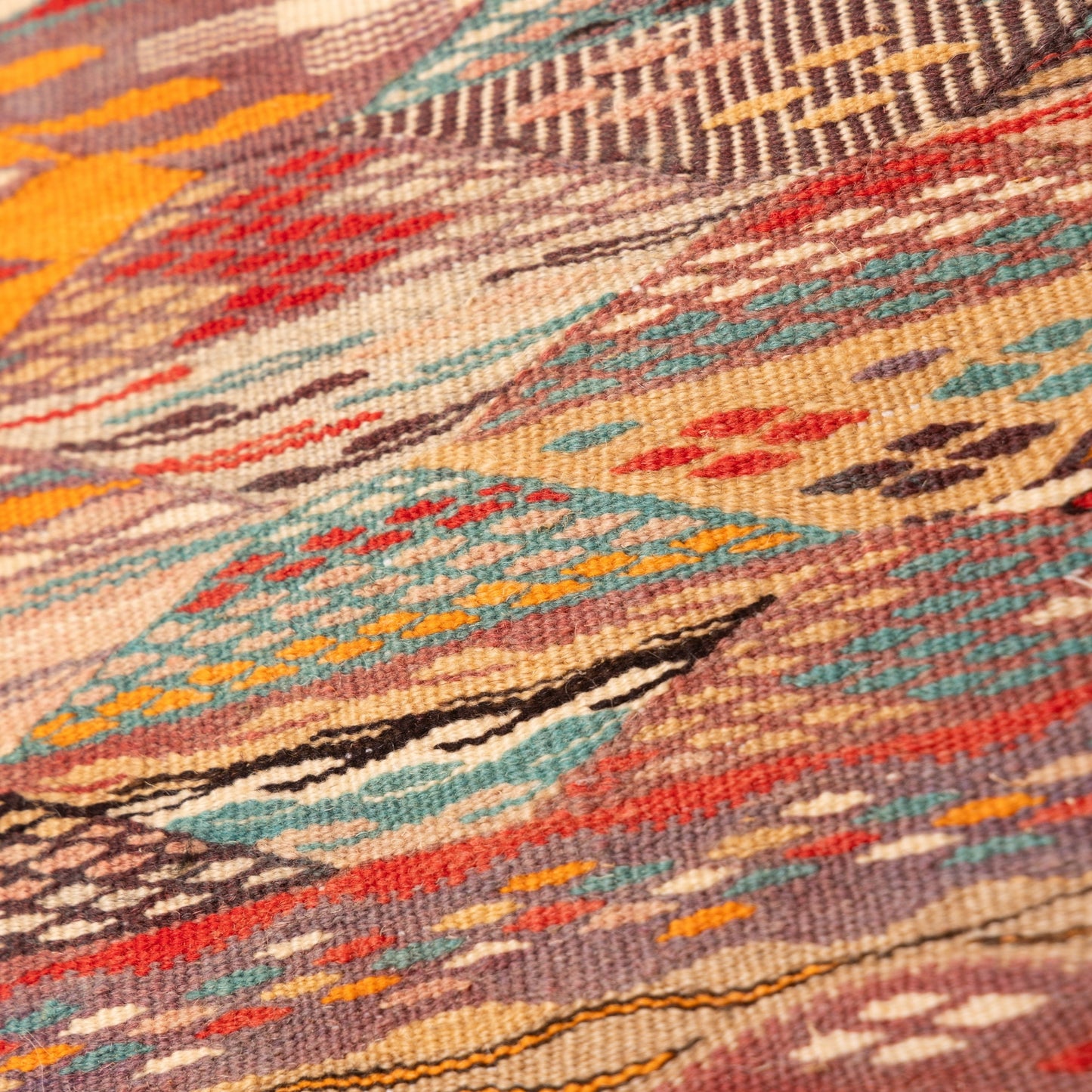 Moroccan Corridor Rug - Handwoven Runner - Tribal Mosaic Design