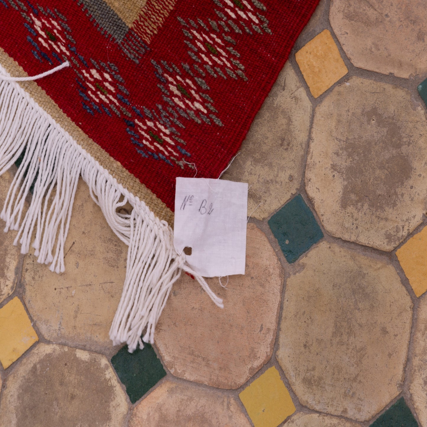 Authentic Moroccan Akhnif Rug – Handwoven Berber Tapestry  ; 6,89 ft / 3,61 ft