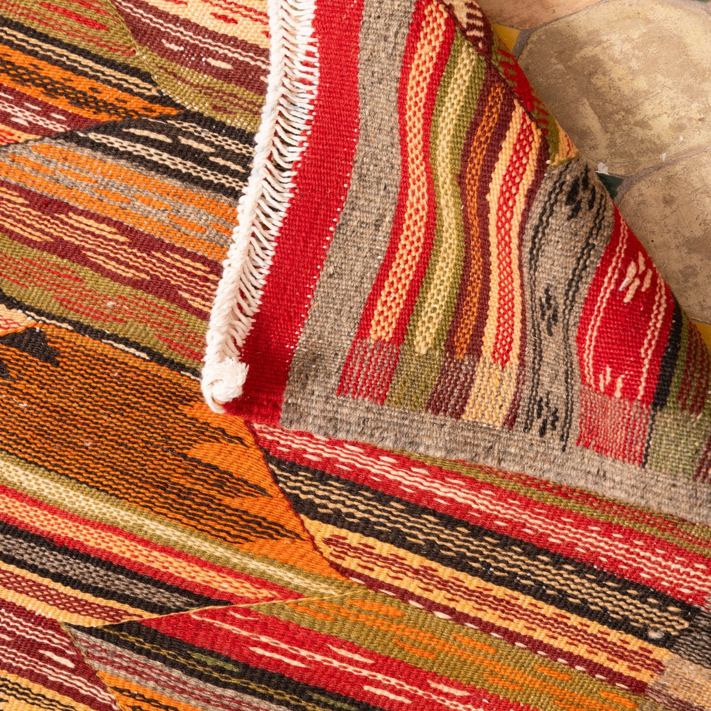 Moroccan Corridor Rug - Handwoven Runner - Modern Berber Style