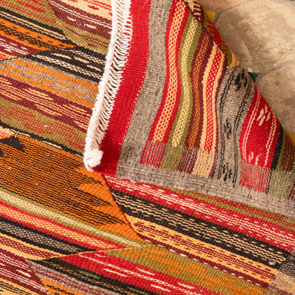 Moroccan Corridor Rug - Handwoven Runner - Modern Berber Style