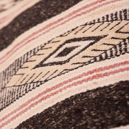 Handwoven Wool Corridor Runner Rug - Minimalist Berber Design