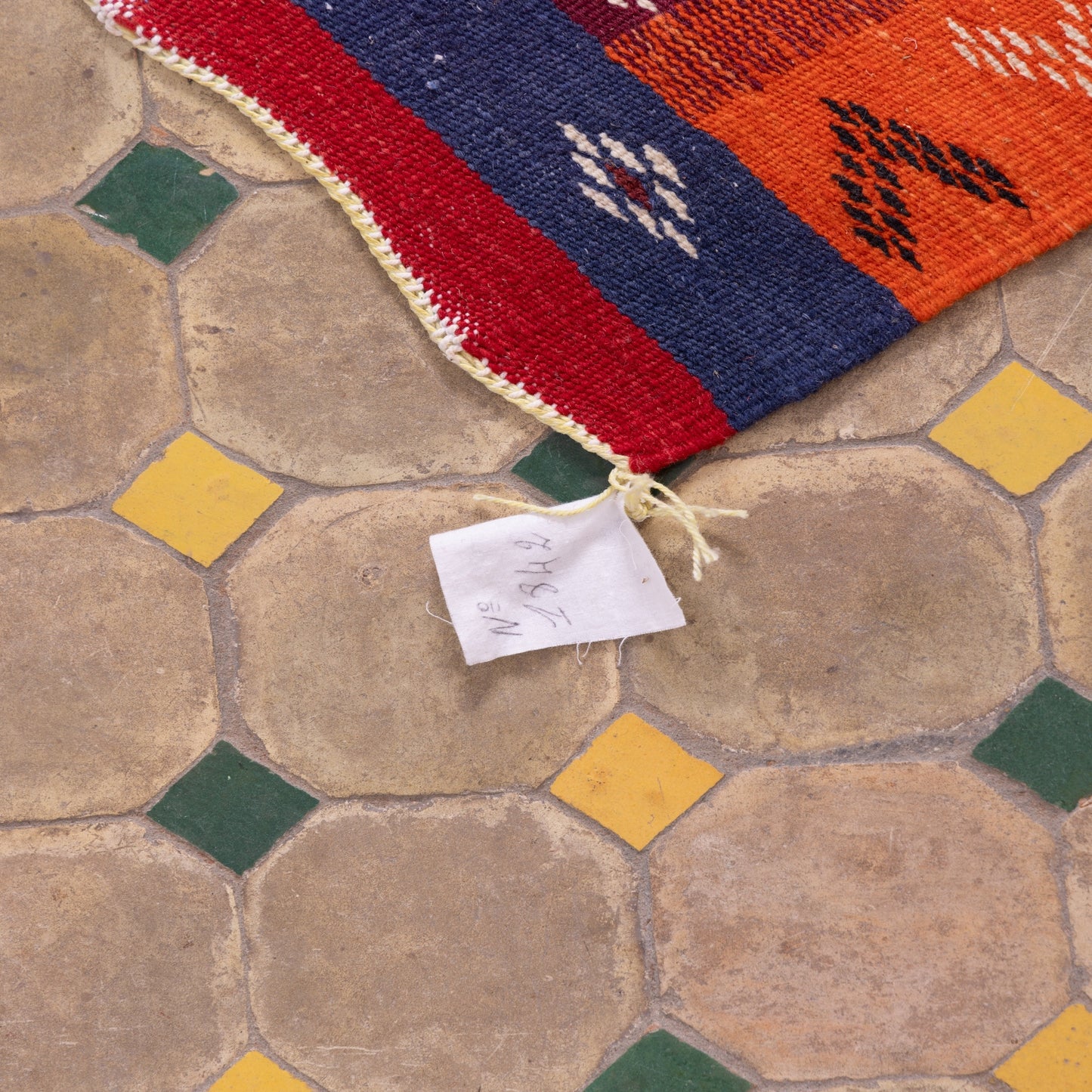 Handwoven Moroccan Akhnif Rug – A Stunning Bohemian Statement Piece ; 7,22 ft  / 3,61 ft