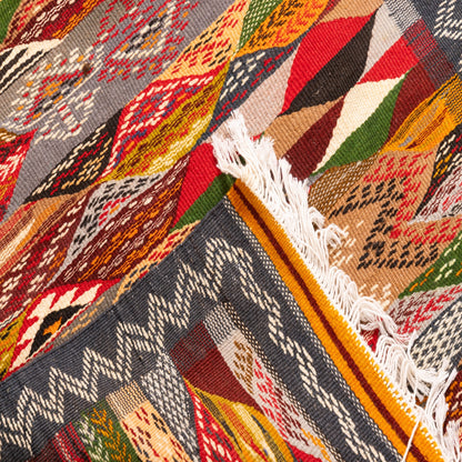 Moroccan Corridor Rug - Handwoven Runner - Modern Berber Style