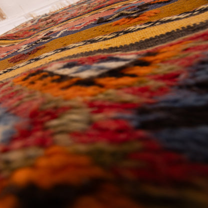 Moroccan Corridor Rug - Handwoven Berber Runner - Traditional Artisan Craft