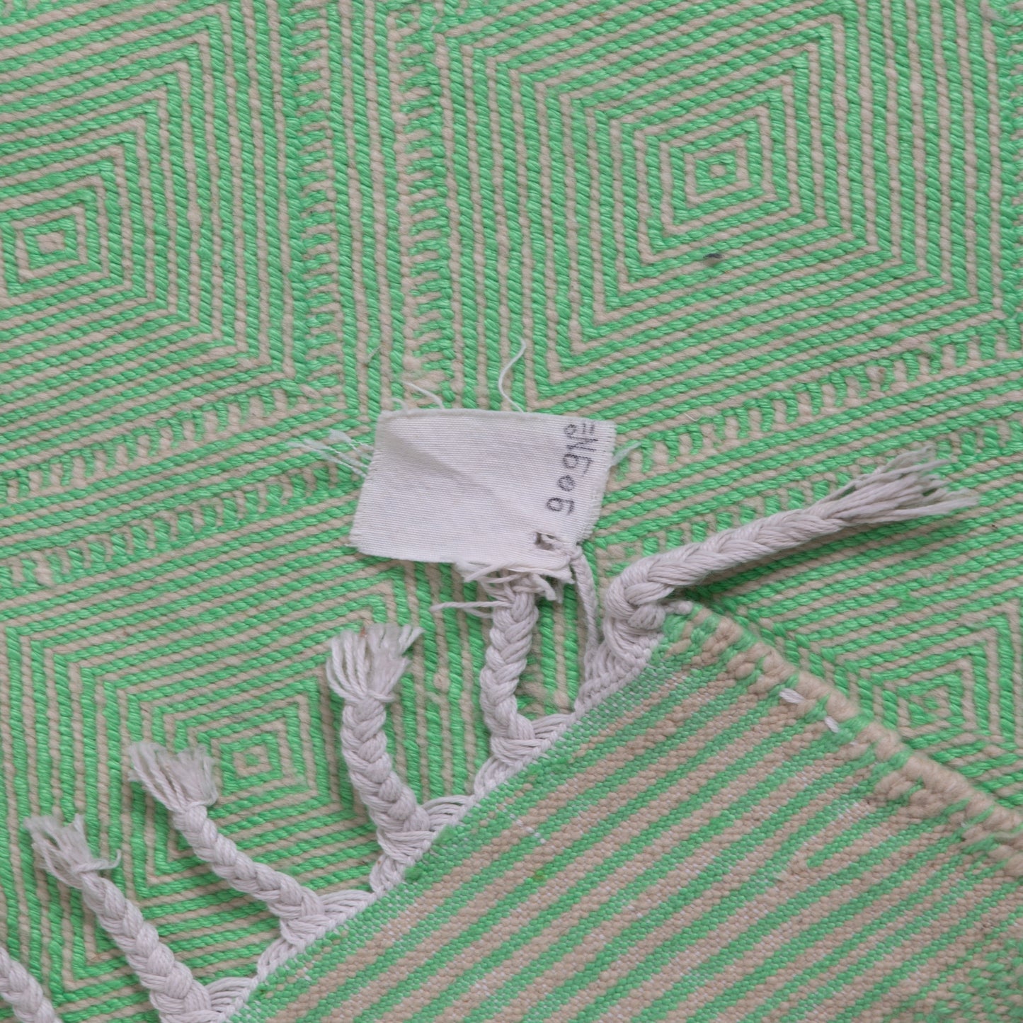 Handwoven Moroccan Akhnif Rug – Artisan Wool & Cotton Carpet ; 9,84 ft / 6,56 ft