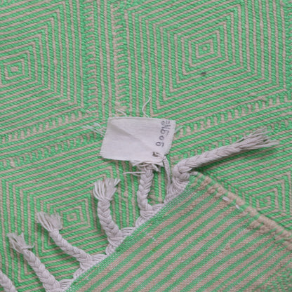 Handwoven Moroccan Akhnif Rug – Artisan Wool & Cotton Carpet ; 9,84 ft / 6,56 ft