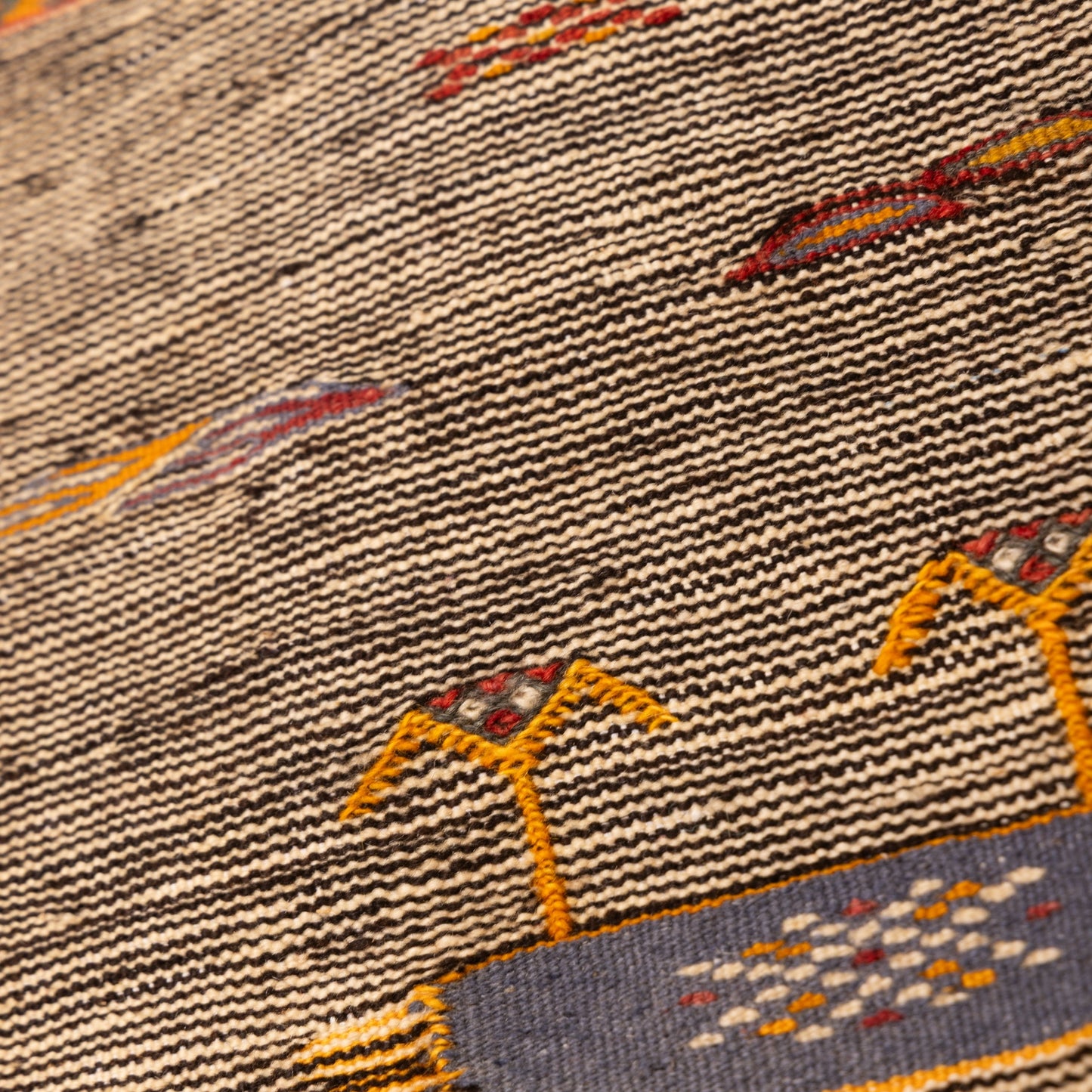 Moroccan Corridor Rug - Handwoven Runner - Desert Symbolism Design