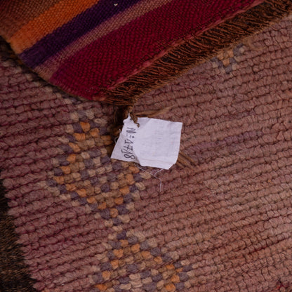 Vintage Moroccan Rehamna Rug – Handwoven Berber Tribal Beauty ; 11,98 ft / 4,76