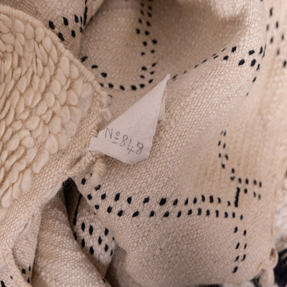 Handwoven Moroccan Beni Ourain Rug – Plush Wool with Classic Diamond Pattern ; 9,84 ft /  5,74 ft