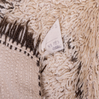 Handwoven Moroccan Beni Ourain Rug | Authentic Wool Berber Carpet | Tribal Minimalist Décor ; 10,17 ft / 6,56 ft