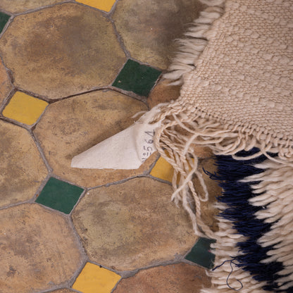 Crossed Paths” – Vintage azilale Rug with Tribal Cross Motifs