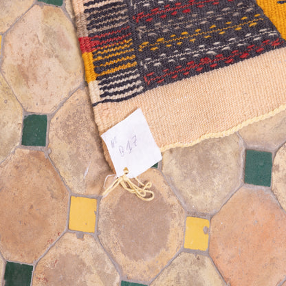 Vintage Moroccan Akhnif Rug – Handmade Berber Wool Carpet 4,76 ft / 3,28 ft