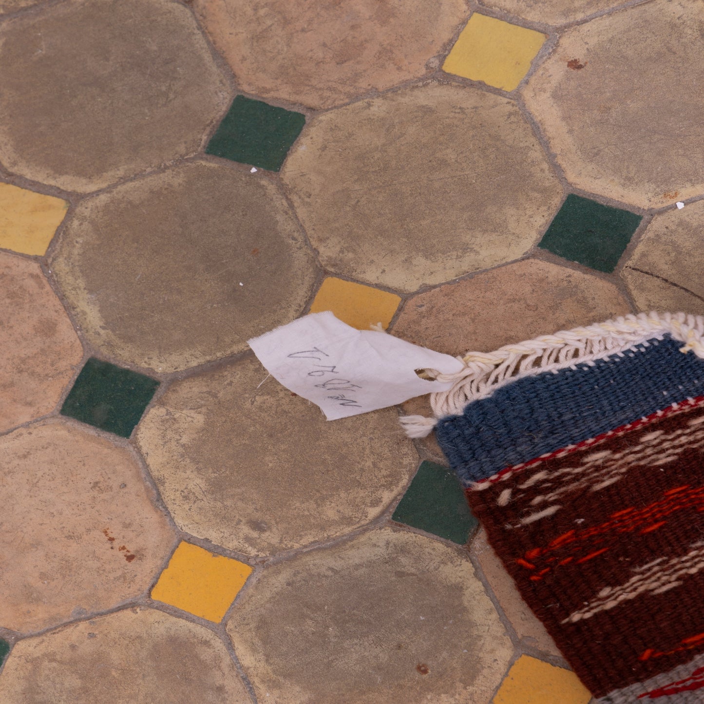 Handwoven Moroccan Akhnif Runner Rug – Vibrant Geometric Design ; 6,73 ft  / 1,97 ft