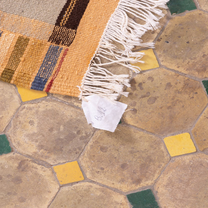 Handwoven Moroccan Akhnif Rug – Authentic Berber Wool Carpet ; 4,76 ft / 3,77 ft