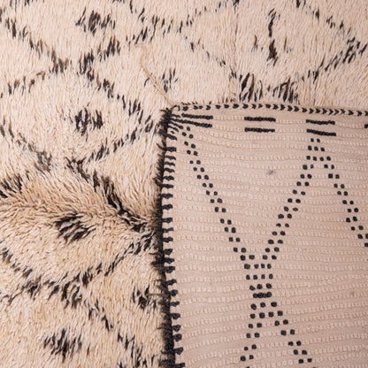 Vintage Beni Ourain Moroccan Rug – Handwoven Berber Wool Carpet ; 10,50 ft / 5,41 ft