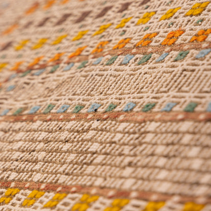 Moroccan Handmade Corridor Runner - Chevron Tribal Design - 100% Wool