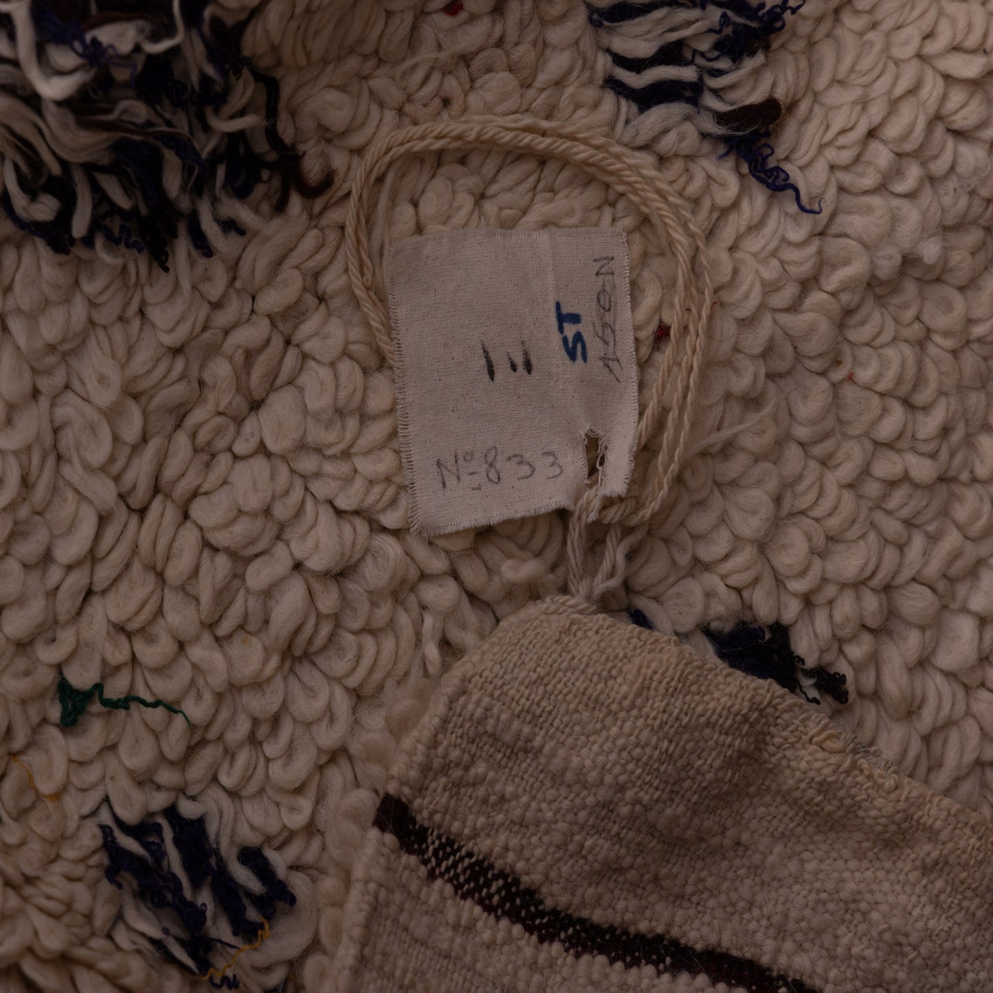 Handwoven Vintage Moroccan Boucherouite Rug – Vibrant Berber Wool & Cotton Carpet ; 10,01 ft  / 5,91 ft